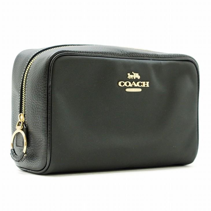 コーチ COACH ポーチ クラッチバッグ レザー ブラック 黒 C9956IMBLK｜zeitakuya｜04