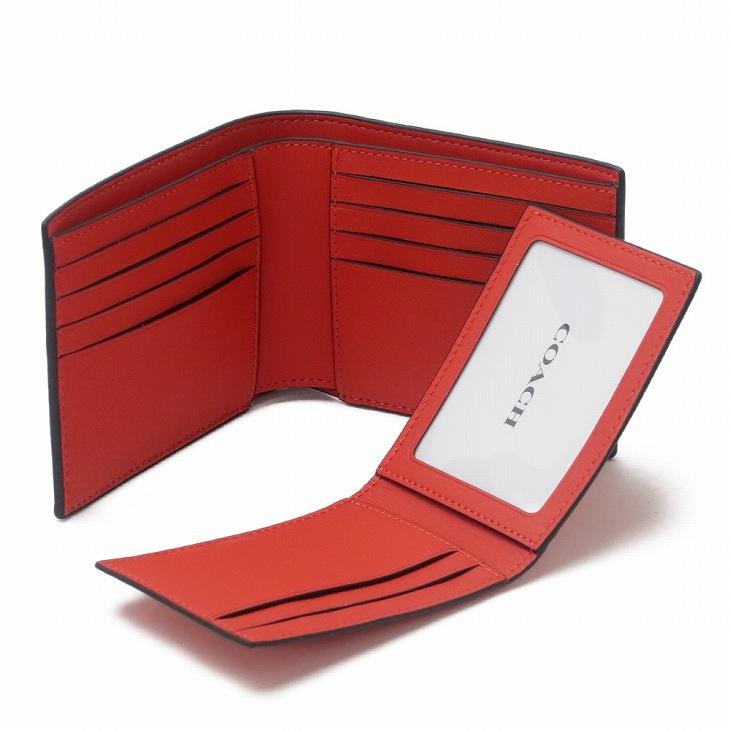 COACH コーチ 財布 メンズ 二つ折り財布 カードケース COACH コーチ 財布 メンズ 二つ折り財布 カードケース