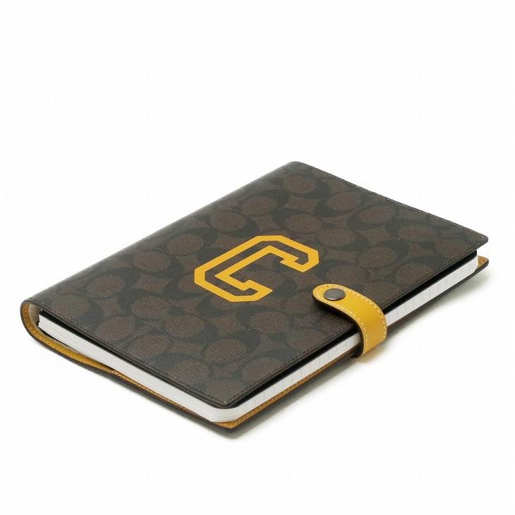 【並行輸入品】コーチ COACH ブックカバー ノートカバー メンズ ノートブック ノート レディース 文房具 セット キャンバス CC055QBUOD  ネコポスの画像
