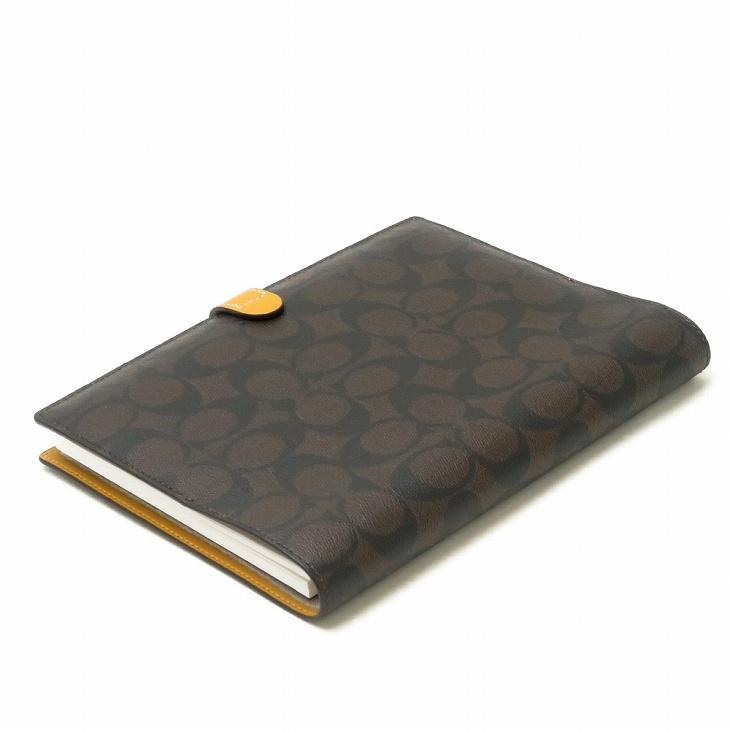 【並行輸入品】コーチ COACH ブックカバー ノートカバー メンズ ノートブック ノート レディース 文房具 セット キャンバス CC055QBUOD  ネコポスの画像