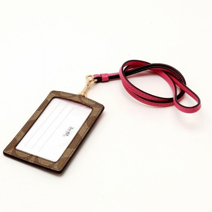COACH コーチ カードケース レディース ネックストラップ ID COACH コーチ カードケース レディース ネックストラップ ID