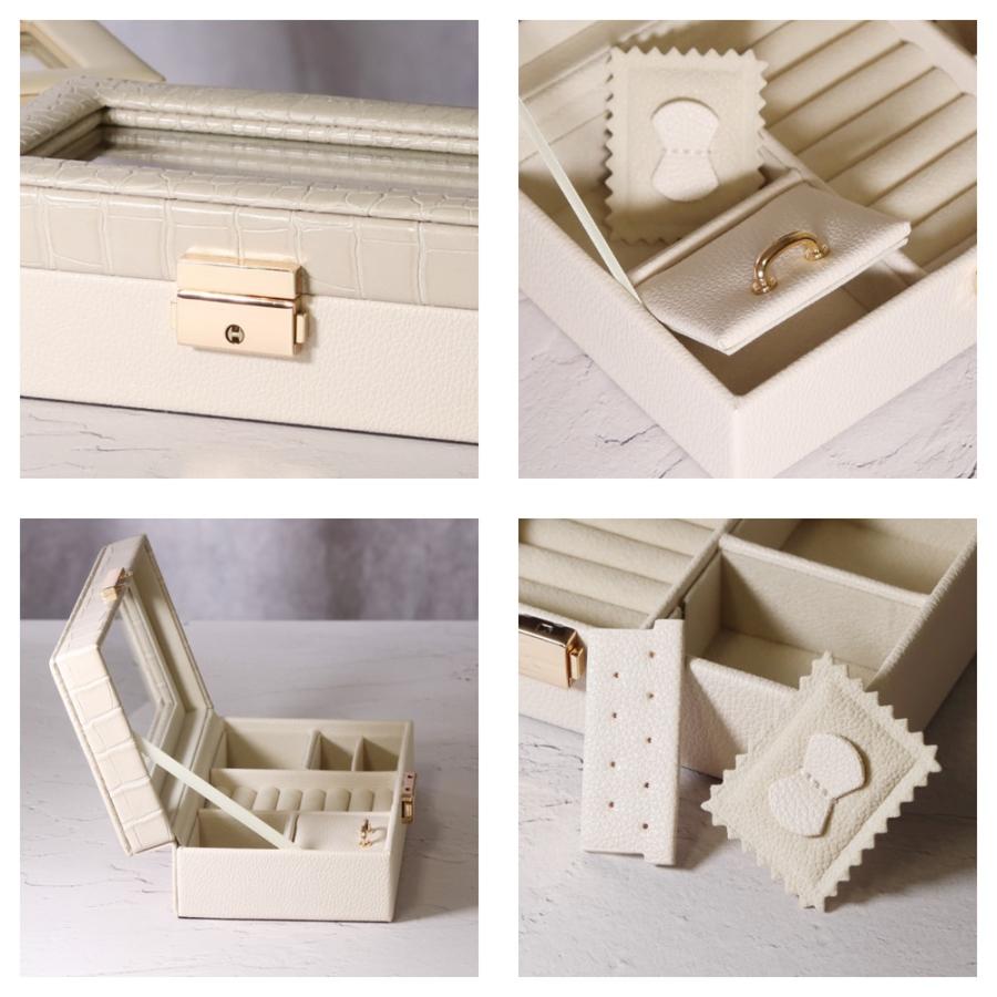 ジュエリーケース 時計ケース アクセサリーケース ジュエリーボックス アクセサリー 収納 ボックス 宝石箱 持ち運び ジュエリー 贅沢屋 JCASE01 |  | 14