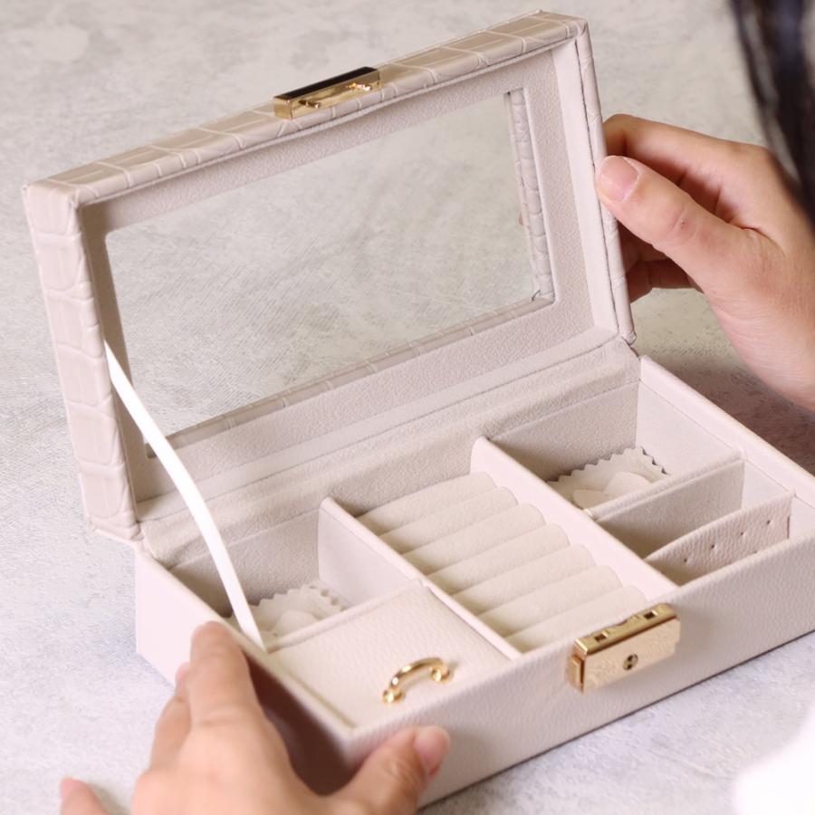 ジュエリーケース 時計ケース アクセサリーケース ジュエリーボックス アクセサリー 収納 ボックス 宝石箱 持ち運び ジュエリー 贅沢屋 JCASE01 |  | 09