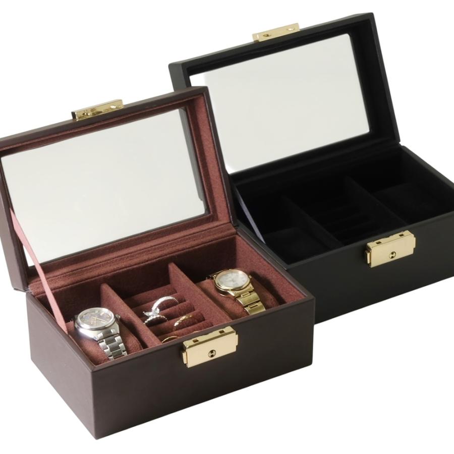 ジュエリーケース 時計ケース アクセサリーケース ジュエリーボックス アクセサリー 収納 ボックス 宝石箱 持ち運び ジュエリー 贅沢屋 JCASE04 |  | 12