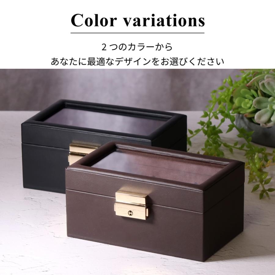 ジュエリーケース 時計ケース アクセサリーケース ジュエリーボックス アクセサリー 収納 ボックス 宝石箱 持ち運び ジュエリー 贅沢屋 JCASE04 |  | 14
