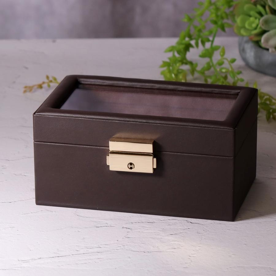 ジュエリーケース 時計ケース アクセサリーケース ジュエリーボックス アクセサリー 収納 ボックス 宝石箱 持ち運び ジュエリー 贅沢屋 JCASE04 |  | 04