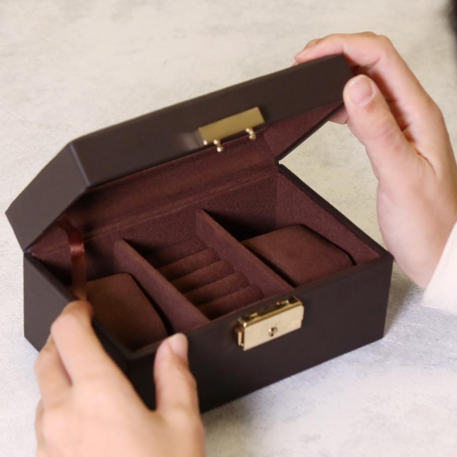 ジュエリーケース 時計ケース アクセサリーケース ジュエリーボックス アクセサリー 収納 ボックス 宝石箱 持ち運び ジュエリー 贅沢屋 JCASE04 |  | 09