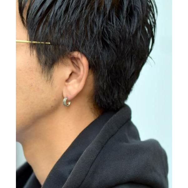 LION HEART ライオンハート ピアス メンズ タテガミフープピアス