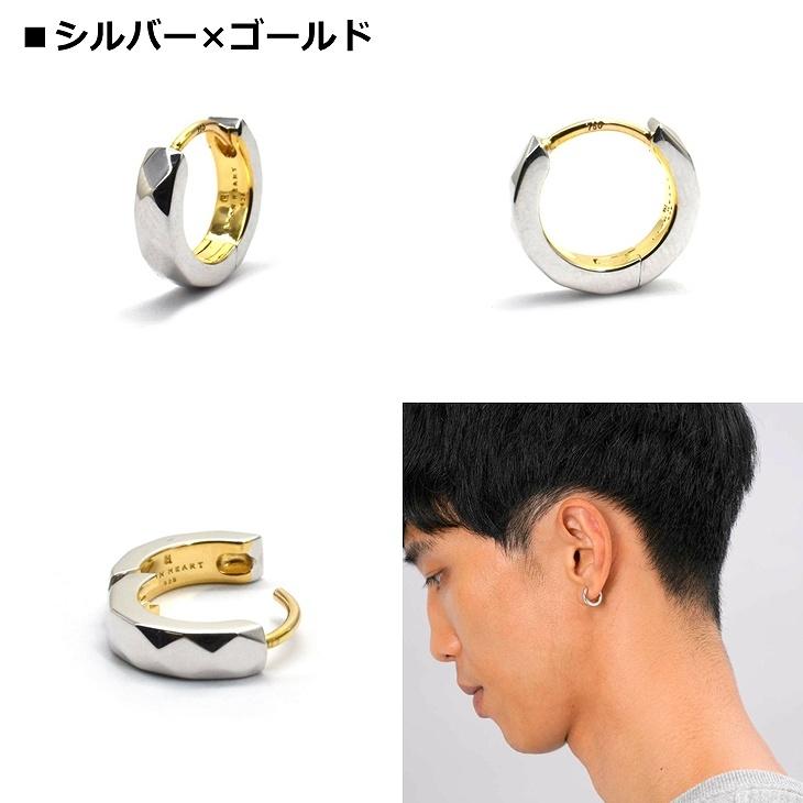 LION HEART ライオンハート ピアス メンズ カッティング フープ LION HEART ライオンハート ピアス メンズ カッティング フープ