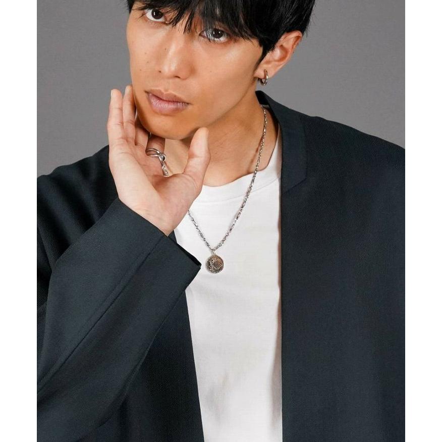 ライオンハート ネックレス メンズ ハウル コイン ネックレス キバ チェーン SV925 LH-01NE0531 LION HEART クリスマス 誕生日 プレゼント ギフト 彼氏の画像