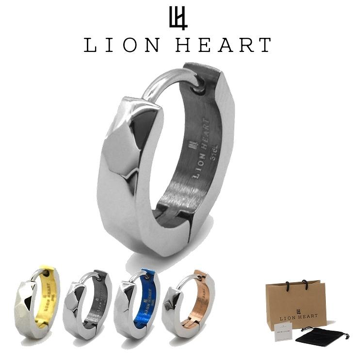 LION HEART ライオンハート ピアス メンズ カッティングフープ