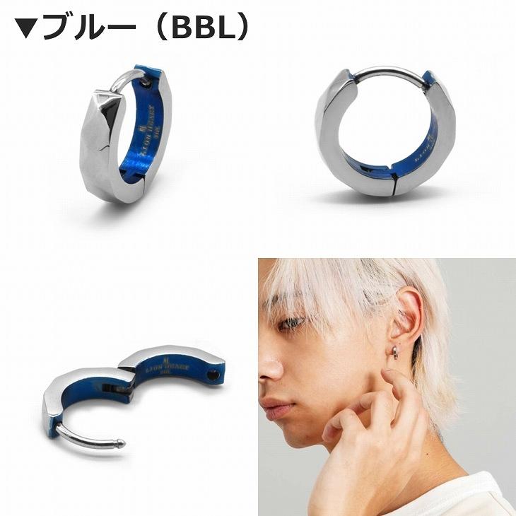 LION HEART（ライオンハート） ピアス メンズ カッティングフープ