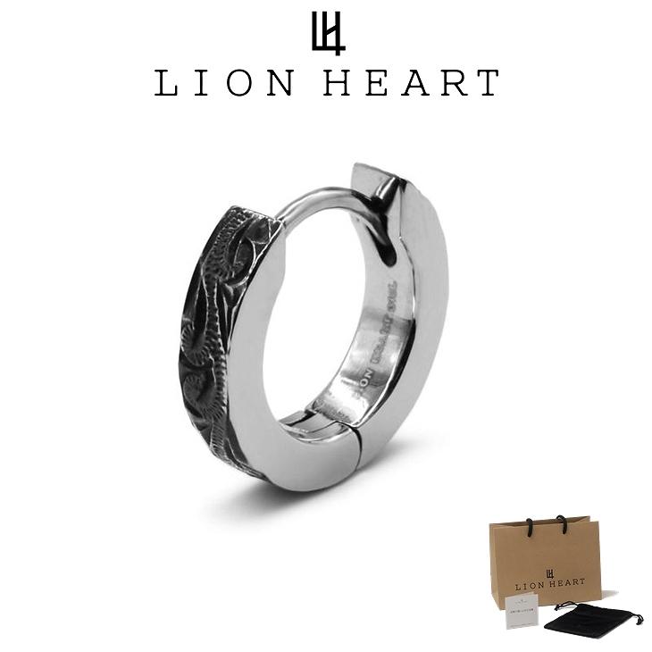 LION HEART ライオンハート ピアス メンズ ハワイアン フープ 平