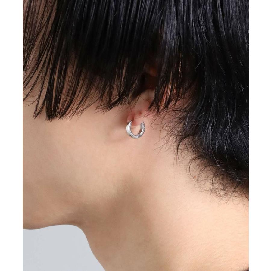 ライオンハート ピアス メンズ レディース ＜限定展開＞ LH-1 THE EDGE エングレイブ カッティング フープピアス 2点セット スペシャルパッケージ サージカルスの画像