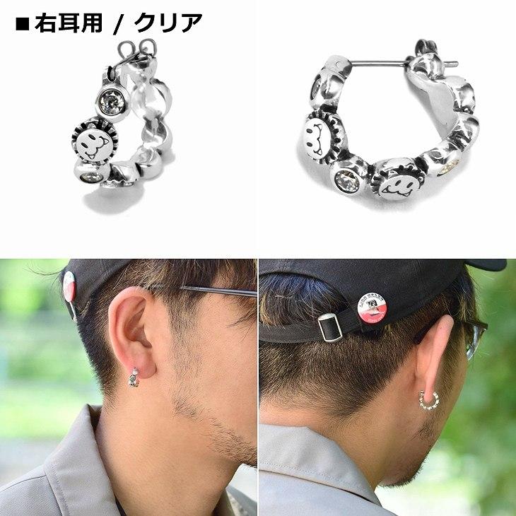 LION HEART（ライオンハート） ピアス メンズ シャープフープ ピアス