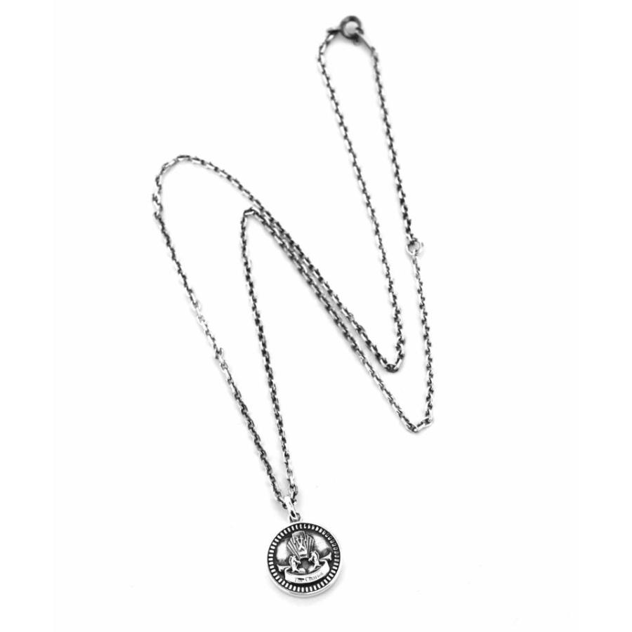 即発】LION HEART ネックレス メンズ コイン タロット SV925