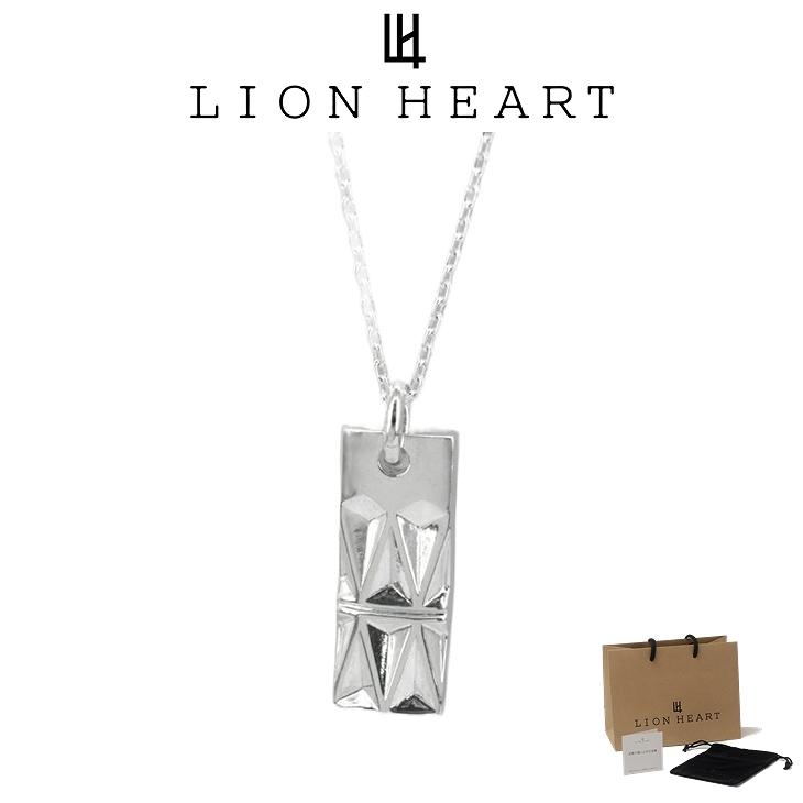 LION HEART（ライオンハート） ネックレス メンズ グラスプレート