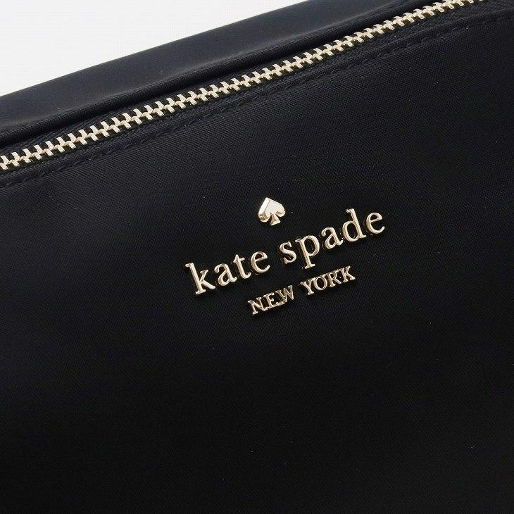 ケイトスペード バッグ KateSpade ポーチ コスメポーチ 化粧ポーチ ロゴ ブラック 黒 WLR00618-001｜zeitakuya｜09