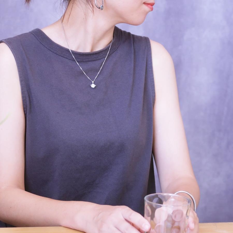 ダンシングストーン ネックレス レディース 大粒 2.0ct Pt900 プラチナ K18金 ピンクゴールド イエローゴールド コーティング ベネチアンチェーン ZDP | Crossfor NewYork | 13