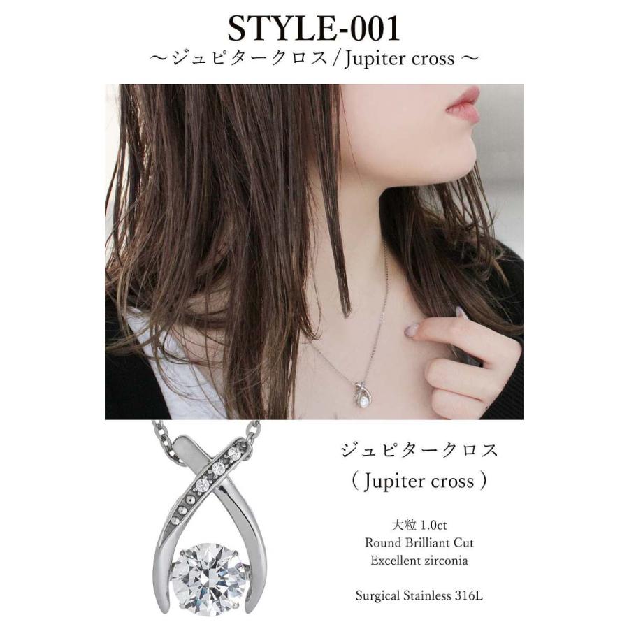 ダンシングストーン ネックレス レディース 大粒 1.0ct 金属アレルギー対応 アレルギーフリー 医療用 サージカルステンレス 316L ダンシングストーン 50代 40代_9