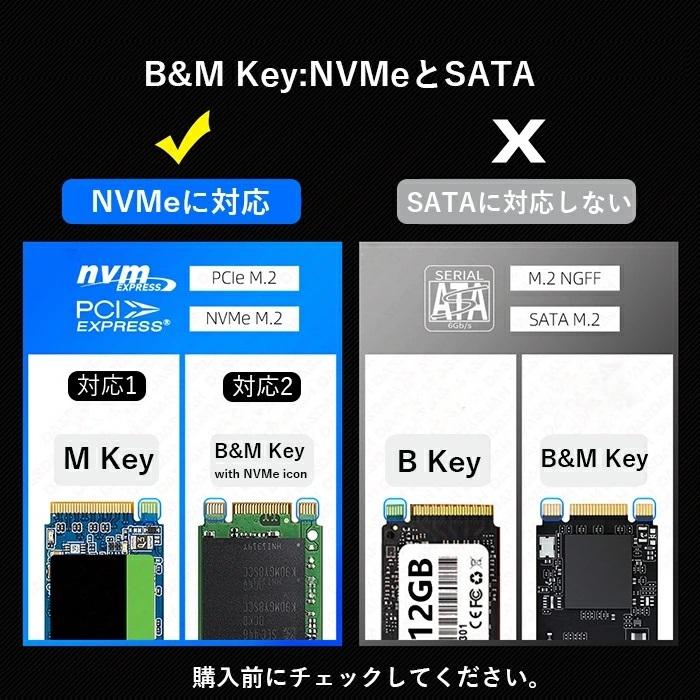PCIE x16 → M.2 M Key NVMe インターフェースカード SSD変換アダプターボード 2230 2242 2260 2280対応｜zekey｜02