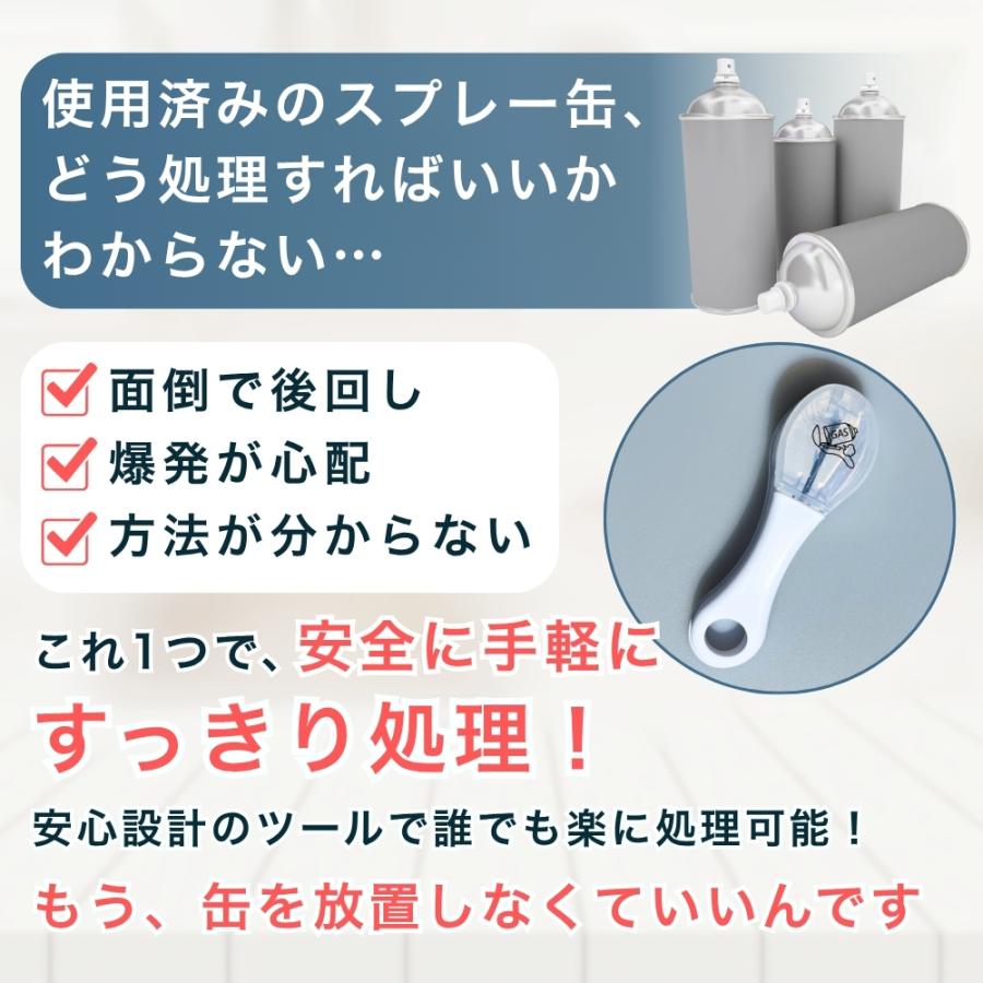 5のつく日□限定クーポン発行』スプレー缶 ガス抜きプッチン ハンディ