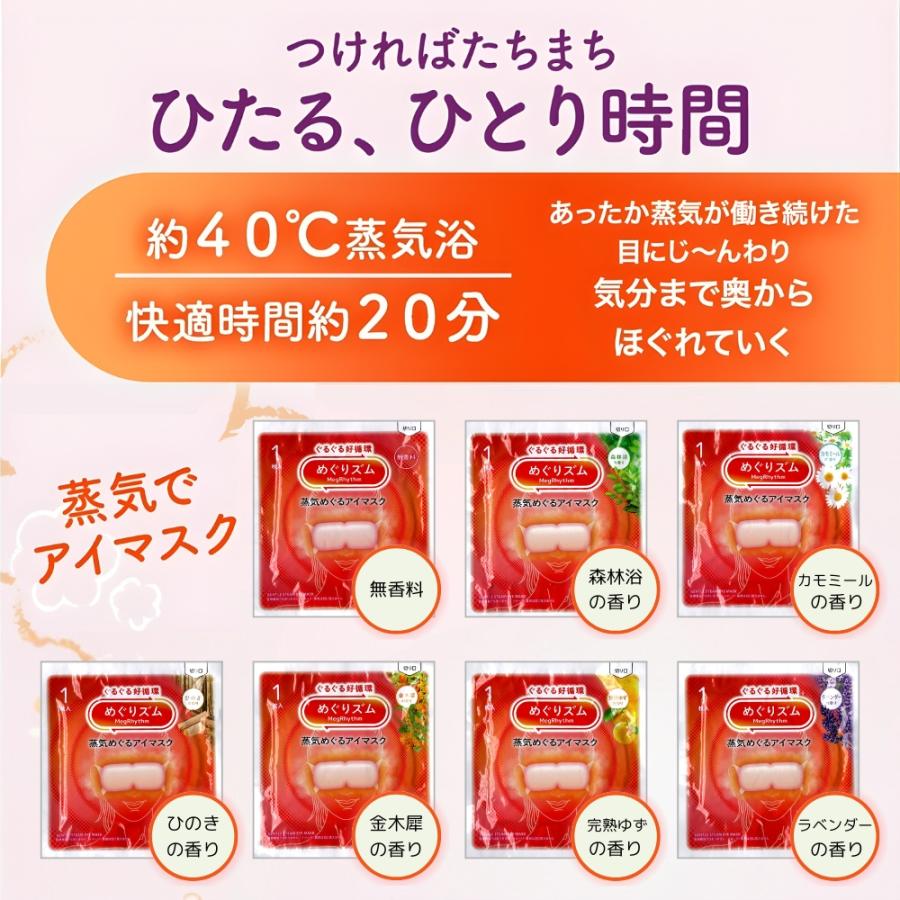 めぐりズム 花王 蒸気めぐるアイマスク 7種類 アソートセット お試し