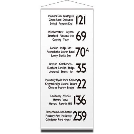 売れ筋介護用品も タペストリー 2 London Design Roll Bus Tapestry ロンドン バスロールサイン その他インテリア雑貨 小物 カラー サイズ 外寸 900x85x10mm