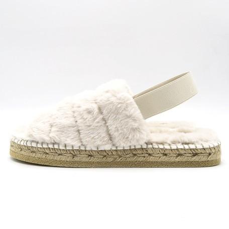 誕生日プレゼント ファースリッパサンダル サンダル カラー サイズ Maya Os アイボリー 37 Captains Agency