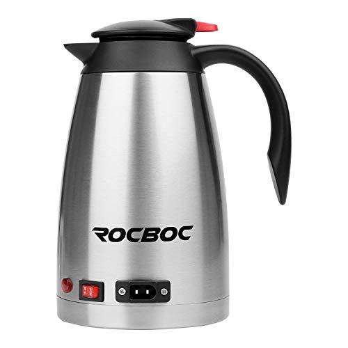 無料長期保証 Rocboc 車用電気ポット Dc12v 24v兼用 車載 電気ケトル カーポット 大容量10ml 車用湯沸かし器 カーヒーター ヒーテ 日本最大級 Tprepara Cl