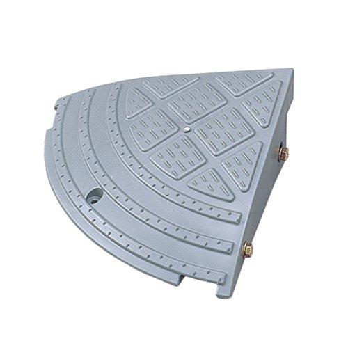 アイリスオーヤマ 段差 スロープ プレート コーナー用 ゴム製 10cm Ndp 270ce 直輸入品激安 グレー