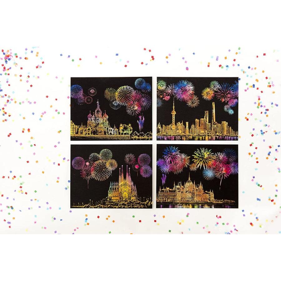 ラゴデザイン スペシャルギフトセット カラーリング花火 Gsc Fw スクラッチカラーリング花火8枚入 額縁 スクラッチ ペーパーフィーダー 梱包についてのご希望 厳重な梱包を希望する 660円 Biglog Vn