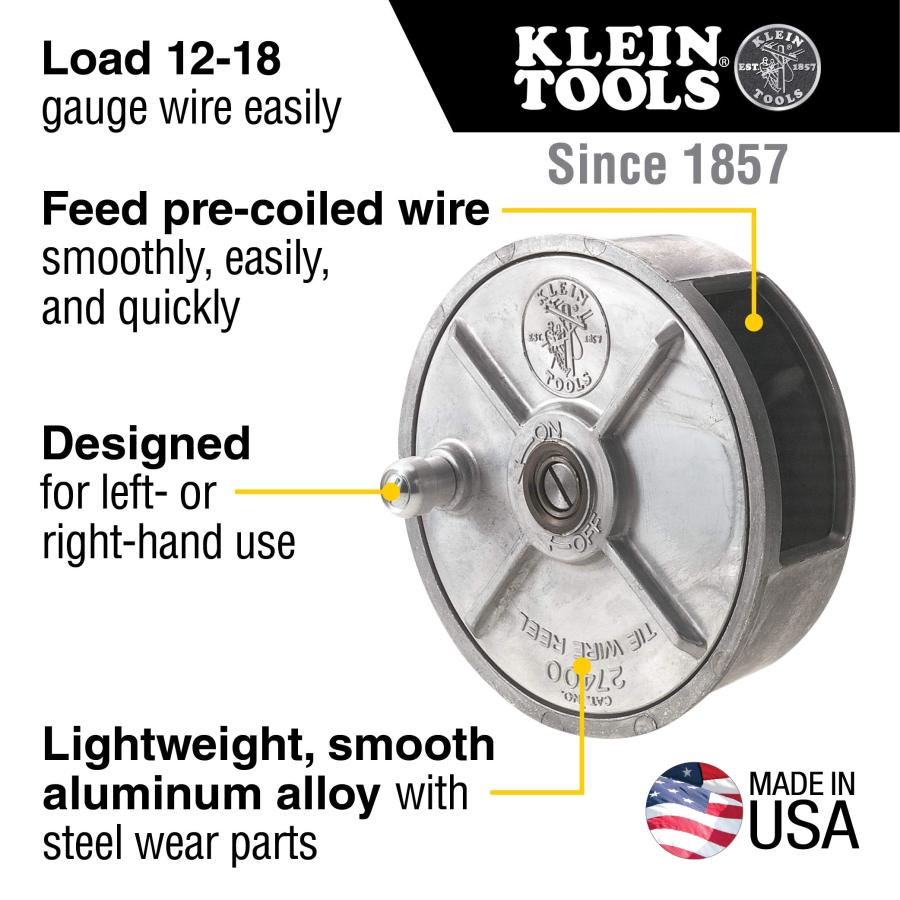 正規品販売！ Klein Tools27400Tie-Wire Reel-TIE WIRE REEL (並行輸入品) 並行輸入品