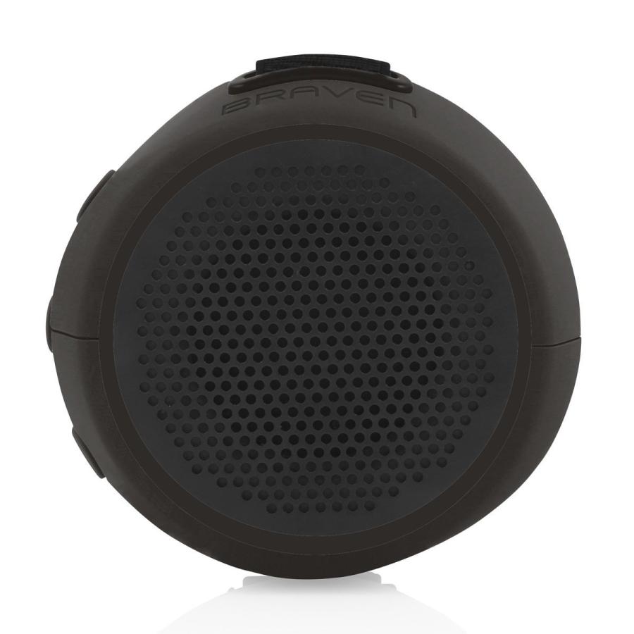 セグウェイ Braven 105 Wireless Portable Bluetooth Speaker Waterproof Outdoor 8 Hour Playtime with Action Mount/Stand - Black
