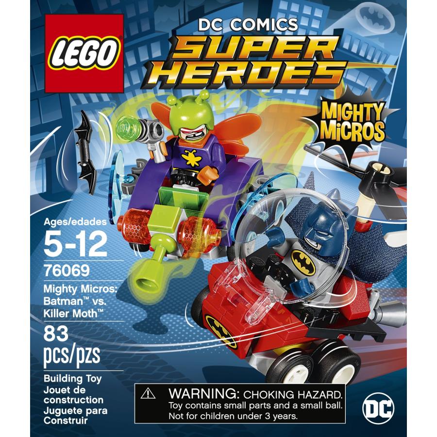 販売売品 LEGO Super Heroes Mighty Micros: Batman(TM) vs. Killer Moth(TM) 76069 Building Kit