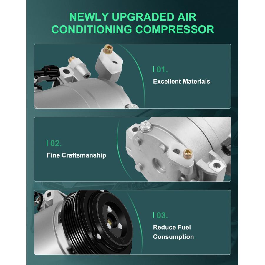 満点の SCITOO AC Compressor Fit for N-issan Altima 2.5L 2002-2006 CO 10778JC Air Conditioning Compressor