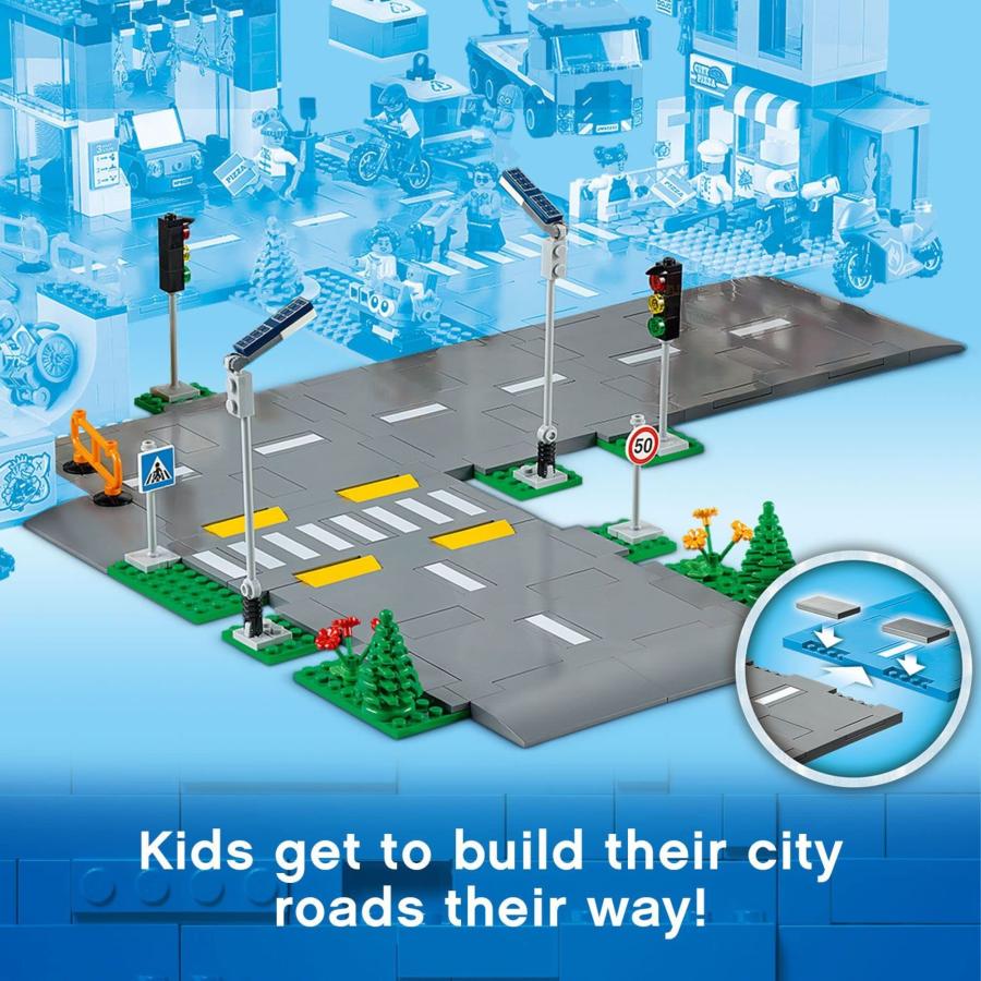 売れ筋のランキング LEGO City Road Plates 60304 Building Kit; Cool Building Toy for Kids， New 2021 (112 Pieces)