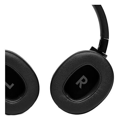 送料サービス JBL Tune 760NC - Lightweight， Foldable Over-Ear Wireless Headphones with Active Noise Cancellation - Black， Medium