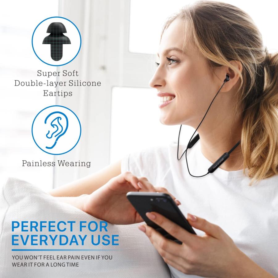 人気ブランド新作豊富 Hearprotek Wireless Headphones， Bluetooth 5.2 Sleep Soft and Lightweight in-Ear Earbuds for Sleeping， 25+Hour Playtime， Ideal for Side Sleepers， Relax