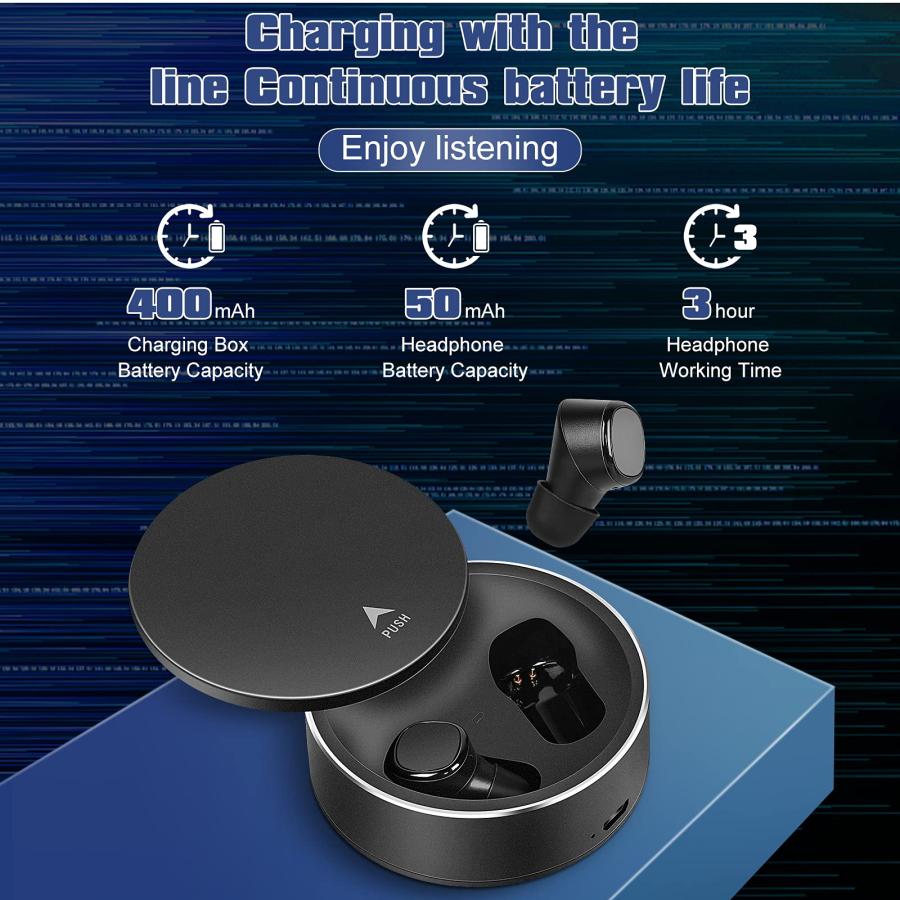 日本初売 UrbanX X7 Sports Wireless Earbuds 5.0 IPX5 Waterproof Touch Control True Wireless Earbuds with Mic Earphones in-Ear Deep Bass Built-in Mic Bluetooth H