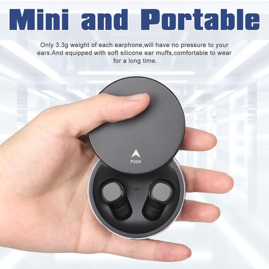 ショッピング取扱店 UrbanX X7 Sports Wireless Earbuds 5.0 IPX5 Waterproof Touch Control True Wireless Earbuds with Mic Earphones in-Ear Deep Bass Built-in Mic Bluetooth H