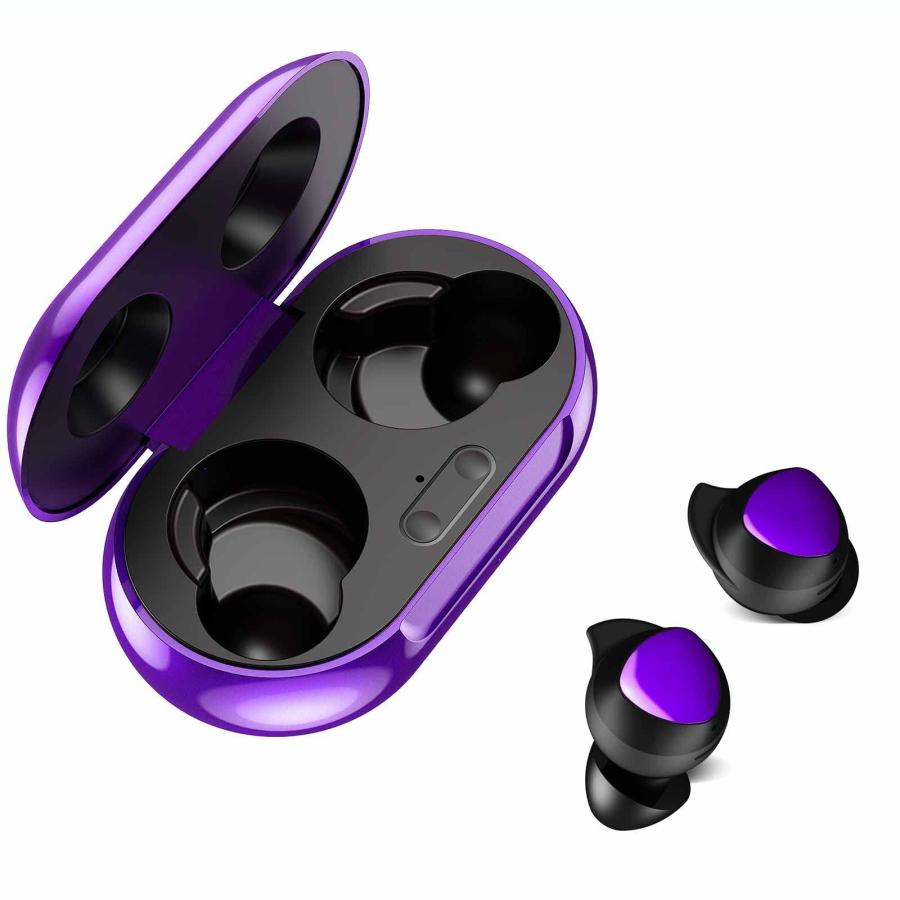 値段交渉 UrbanX Street Buds Plus for HTC - True Wireless Earbuds w/Hands Free Controls (Wireless Charging Case Included) - Purple