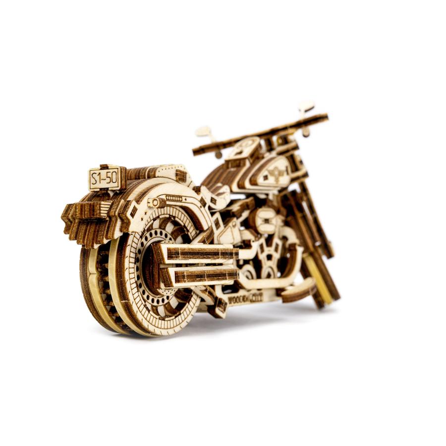 未使用の新品です WOODEN.CITY Motocross 3D Motorcycle Puzzle for Adults - Hobby Kits for Adults - Wooden Bike - 3D Wooden Puzzle Model Motorcycle Kit to Build - Build Y