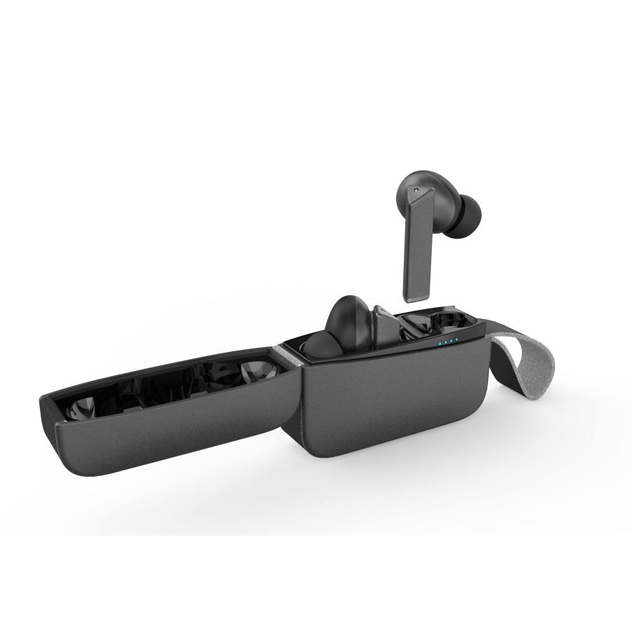 交換送料無料 True Wireless Earbuds， Bluetooth 5.0 Headphones with Mic， Type-C Charging Case Touch Control Earphones Work w/iOS Android Pad Computer Laptop for List