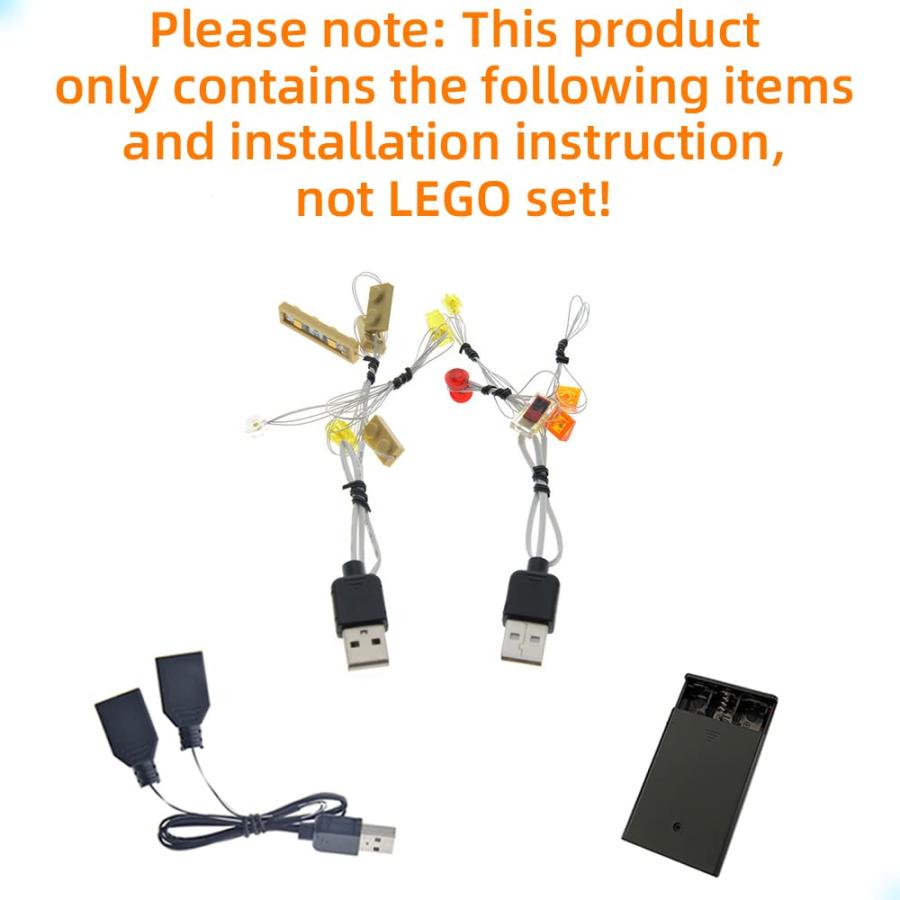 アウトレット正本 GEAMENT LED Light Kit Compatible with Lego 4 Privet Drive - Lighting Set for 75968 Building Model (Model Set Not Included)