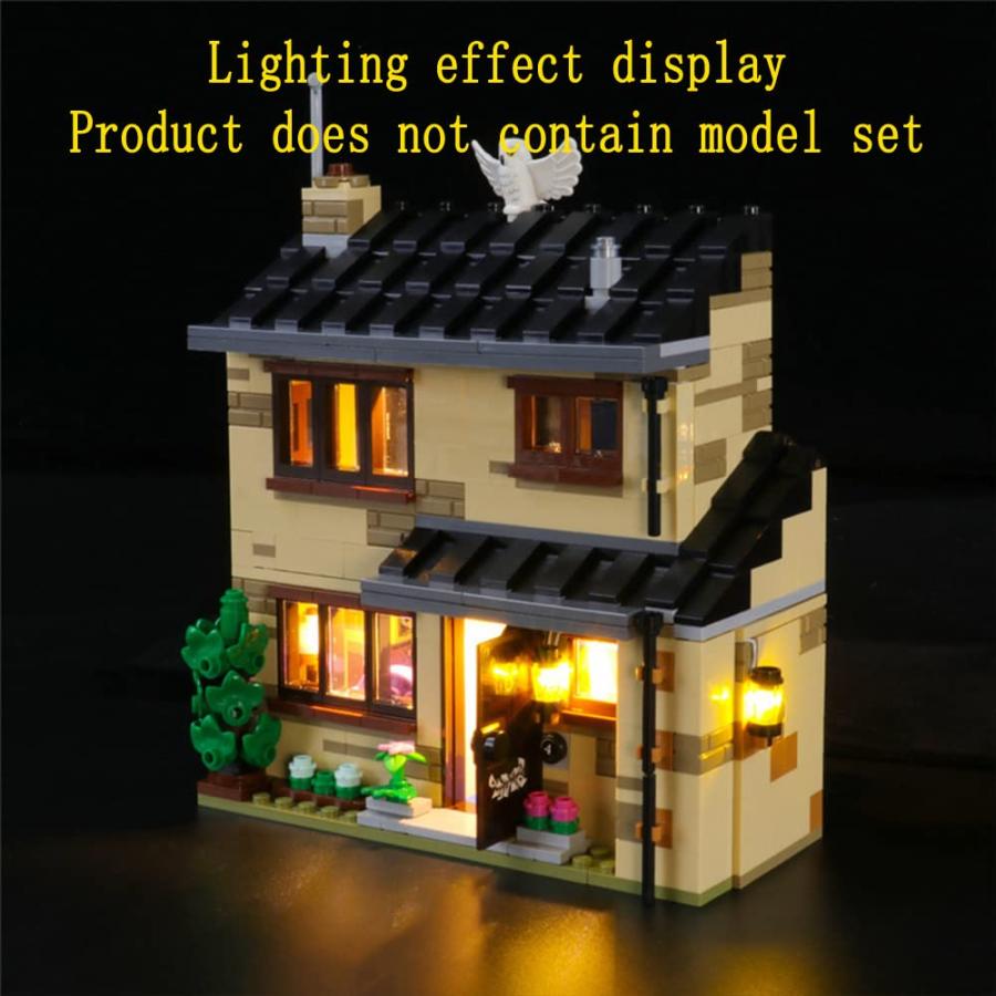 アウトレット正本 GEAMENT LED Light Kit Compatible with Lego 4 Privet Drive - Lighting Set for 75968 Building Model (Model Set Not Included)