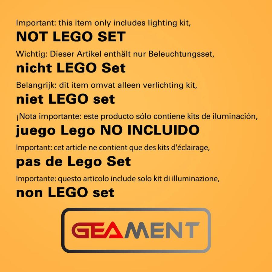 超お買い得 GEAMENT LED Light Kit Compatible with Lego Christmas Tree - Lighting Set for Creator 40338 Building Model (Model Set Not Included)