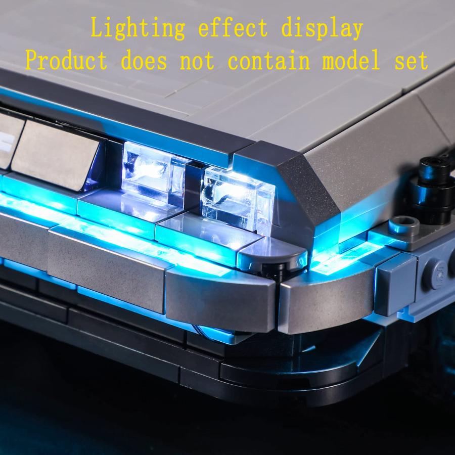 本物品質の GEAMENT LED Light Kit Compatible with Lego Back to The Future Time Machine - Lighting Set for Creator 10300 Building Model (Model Set Not Included)
