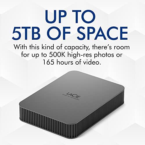 LaCie モバイルドライブ セキュア USB-C 4TB Apple用 : b09zlsmxk5