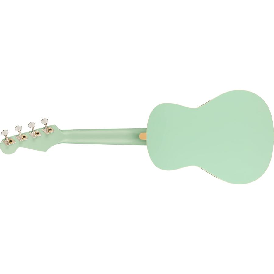 期間限定 Fender フェンダー ウクレレ Avalon Tenor Ukulele， Walnut Fingerboard， Surf Green テナー